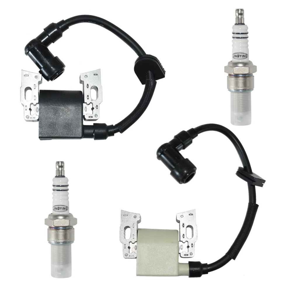 Set Of 2 Ignition Coils For Honda Gx610 18Hp, Gx620 20Hp, Gx670 24Hp V Twin Engines Left And Right With Spark Plug 6493810930652