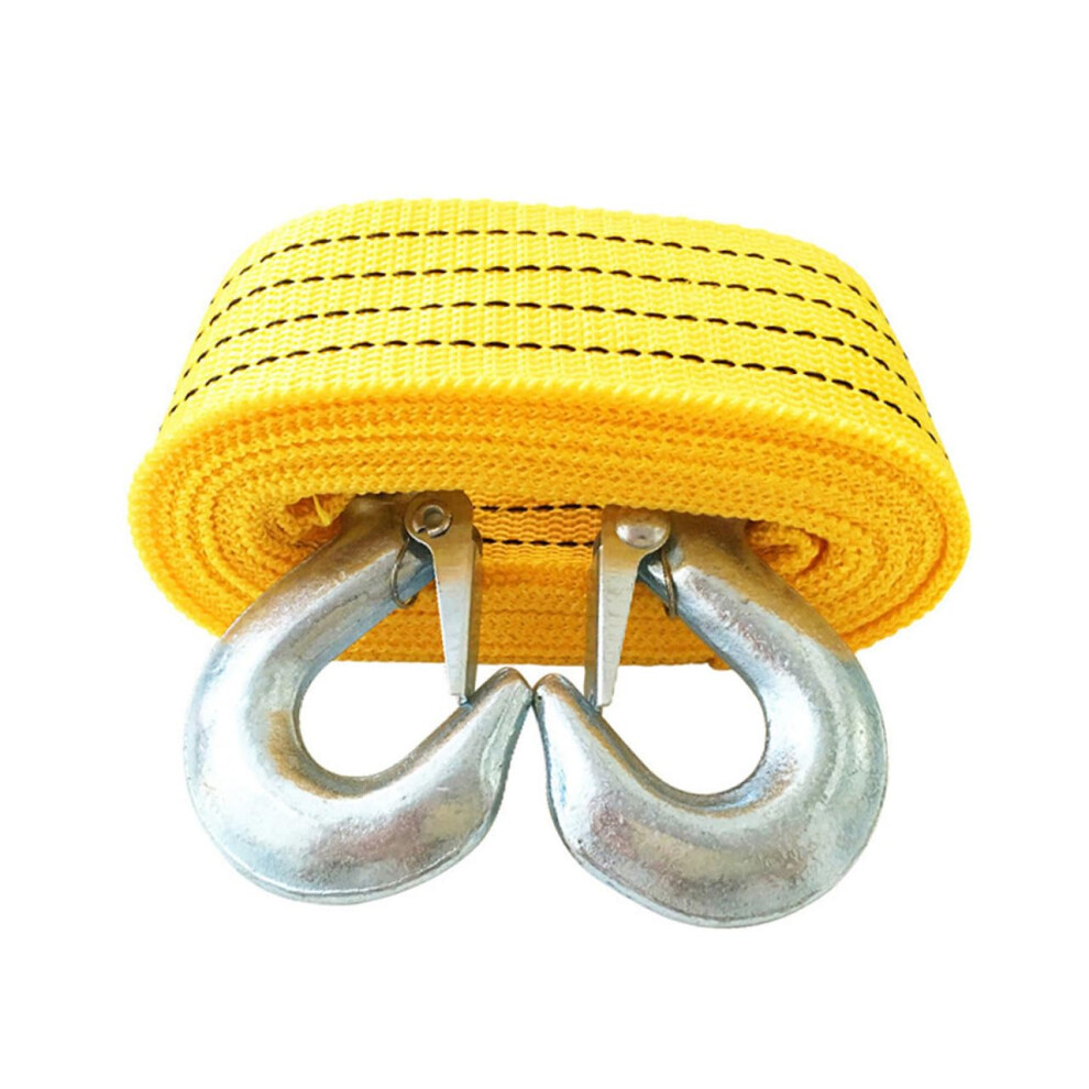 Car Winch Rope Set Pcs M Sturdy Nylon Towing Ropes Forged Iron Hooks For 6493810801983