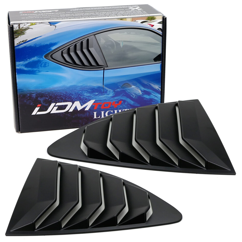 Left/Right Matte Finish Racing Style Rear Side Window Scoop Air Vent/Louver Shades For Scion Fr S, Toyota 86, Subaru Brz 6493810866166