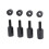 4Pcs Seat Lift Mount Kits 2 Inch Black Reliable 7