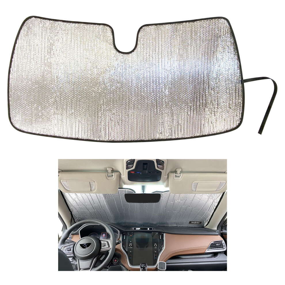 Yellopro Custom Fit Automotive Reflective Front Windshield Sunshade For Subaru Outback Suv, Light 6493810866241