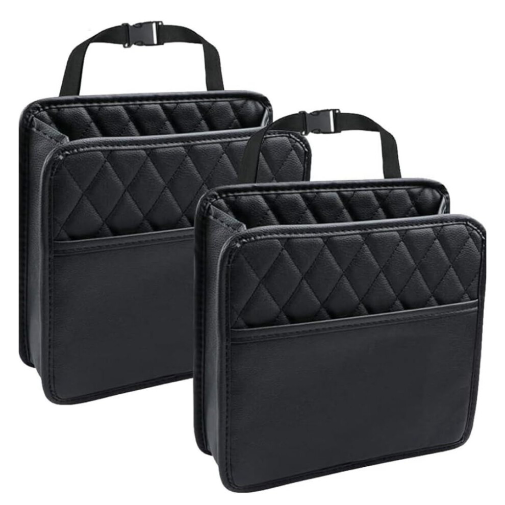 Pack Of Two Car Seat Organizers, Car Seat Back Organizer, Car Seat Hanging Bag, Universal Organizer, Backseat Organizer, Car Storage Pocket 6493810801600