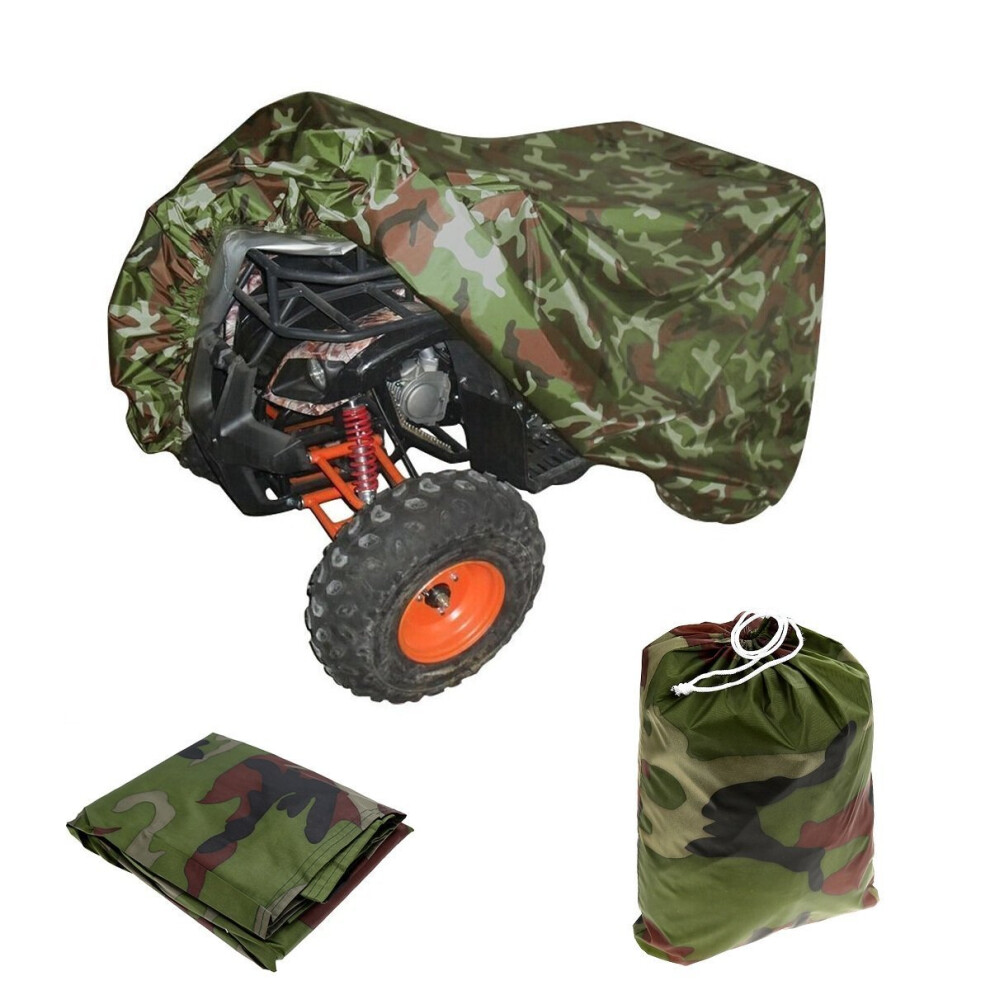 Atv Cover,4 Wheeler Quad Cover Camo Compatible With Kawasaki Honda Polaris Yamaha Arctic Cat 6493810931512