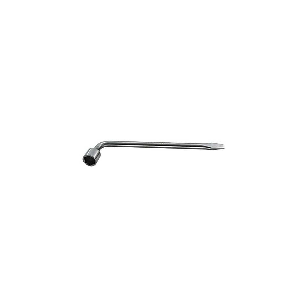Car Spare Tire Lug Wrench For Jack L Type Hexagon 24Mm Slotted End Socket Repair Tool 1Pcs 6493810932403