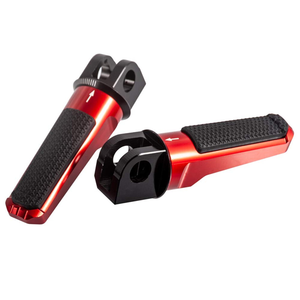 Motorcycle Foot Pegs Front Pedals Rider Footrest Accessories For Ninja Zx 6R Zx636 2003 (Red) Red 6493810932656