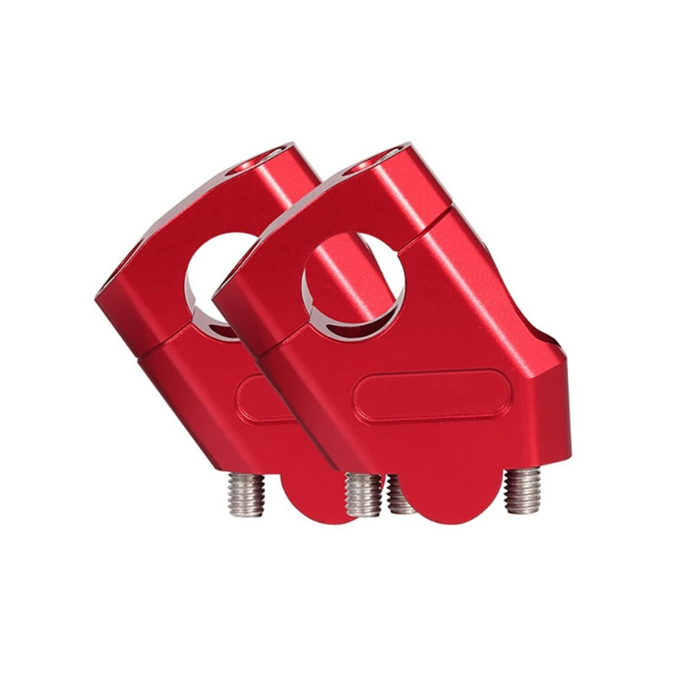 Motorcycle Handlebar Clamp For 22Mm 28Mm Motorcycle Handlebar Riser Motocross Heightening (Color : 28Mm ) Red 6493810803604
