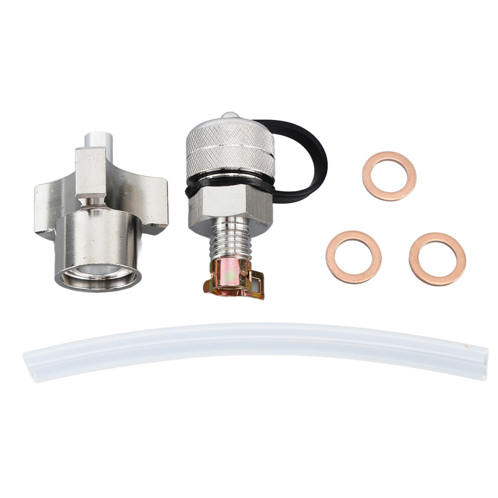 Quick Twist Oil Drain Valve With Hose Stainless 9121376830358