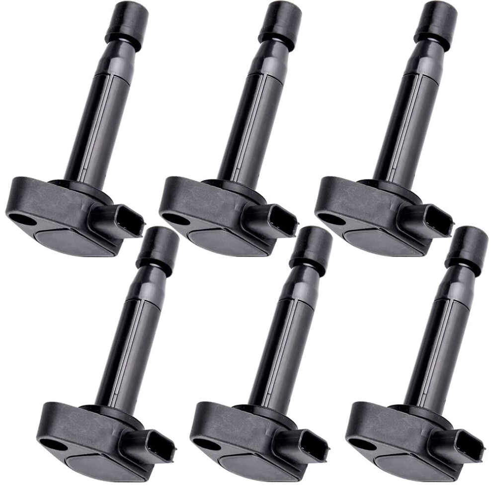 Pack Of 6 Ignition Coils Compatible For Honda For Accord Odyssey For Acura Cl Tl Rl Vue 3.0L 3.2L 3.5L V6 6493810933066