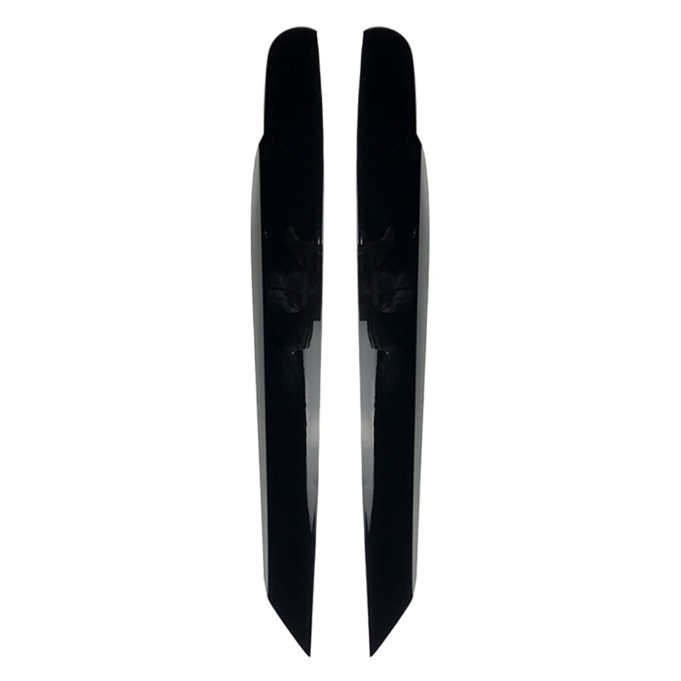 Cnonee1 Car Front Headlight Eyebrow Trim Cover Replacement For Vw For Touran 2011 2012 2013 2014 2015, Glossy Black 6493810803994