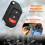 68292942AA Key Fob Shell Case Compatible with Wrangler 2018 Gladiator 4