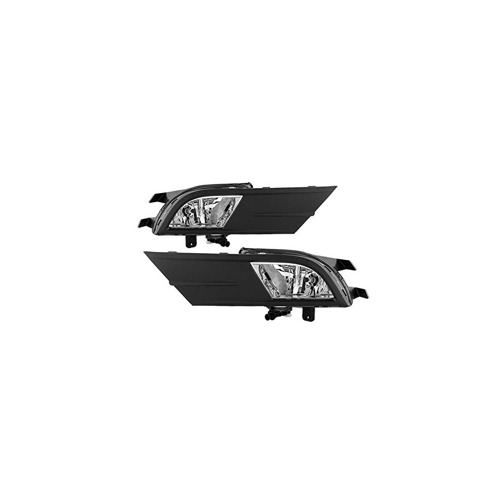 Fog Compatible For 20152018 Volkswagen Jetta Clear Bumper Fog S W/Switchbulbsrelaywiring Light 6493810934445