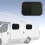 700x300mmm Rounded Sliding Windows Black Aluminum 11