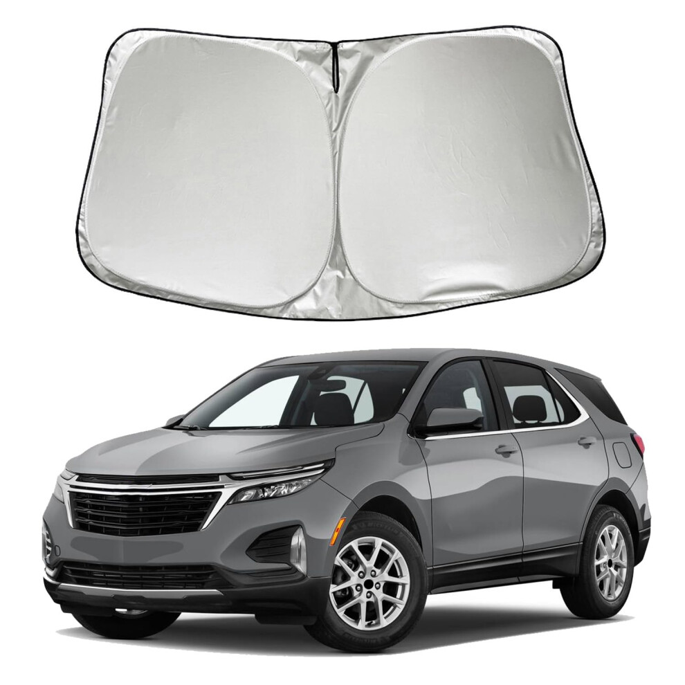Car Windshield Sun Shade Compatible With Chevy/Chevrolet Equinox 2018 6493810934957