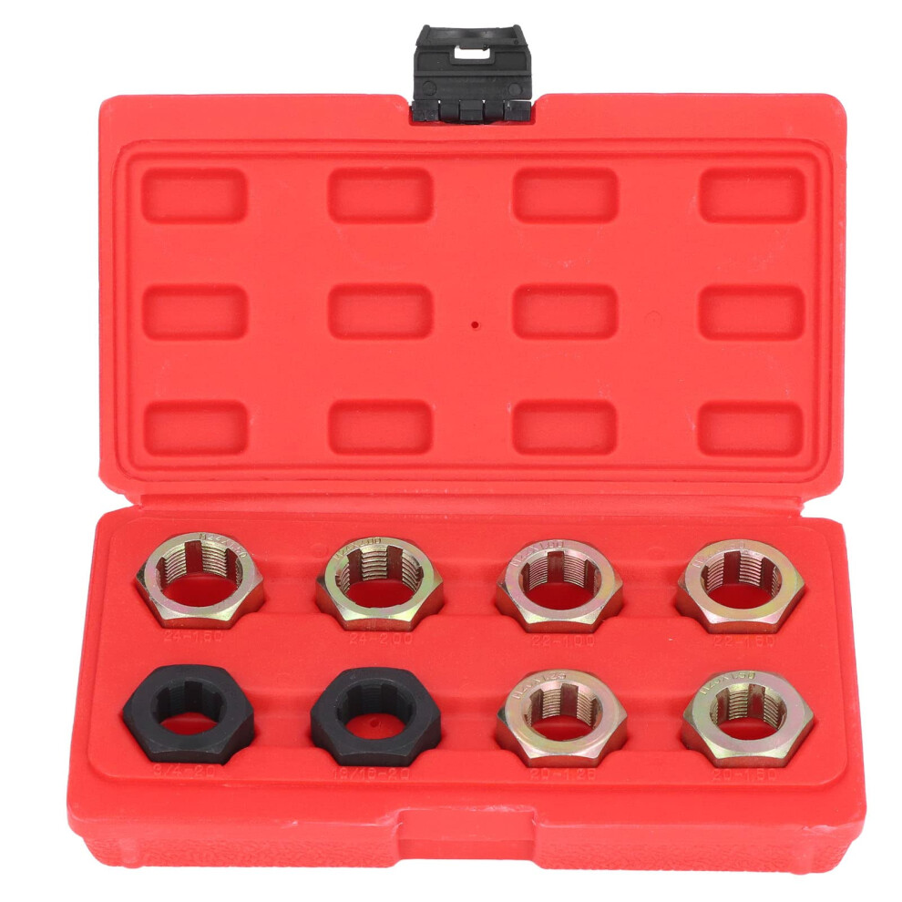 Axle Spindle Rethreading Tool Set Thread Chaser Set Multiple Specification Thread Repairing Tools 6493810871061