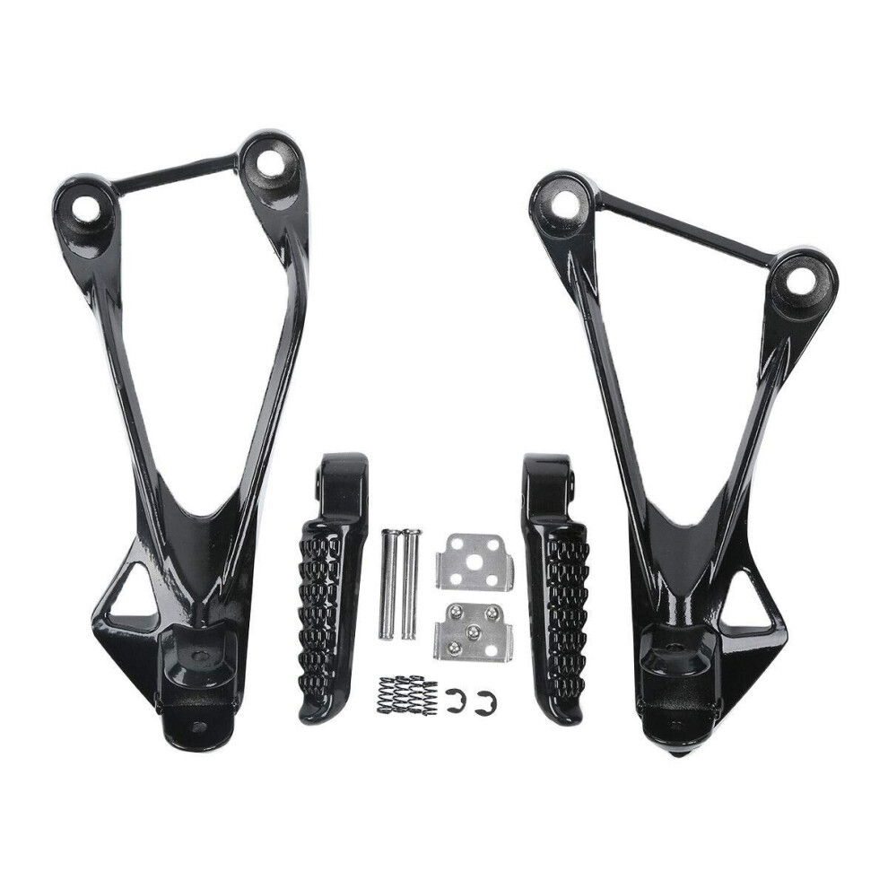 Passenger Rear Foot Pegs Rest Bracket Fits For Kawasaki Ninja Zx6r 20052008 Zx636 20052006 Black 6493810936050