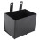 Battery Carrier Case Black Rustproof Sturdy 5