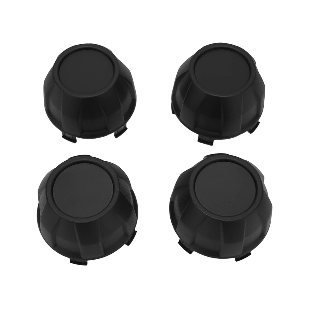 4Pcs Tire Wheel Hub Caps 11065 1341 Reliable Black 9121376833601