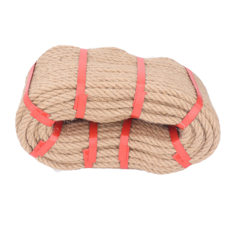 50M Jute Twine Rope 10Mm Multi Strand Diy Crafts 5031327510434