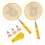 Children Badminton Rackets Iron Alloy Elastic 4