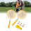 Children Badminton Rackets Iron Alloy Elastic 6