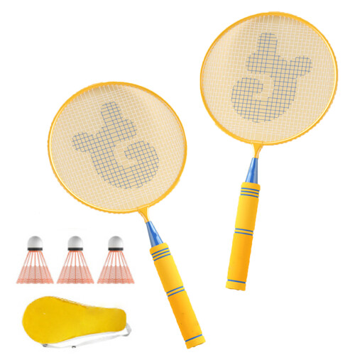 Children Badminton Rackets Iron Alloy Elastic 1
