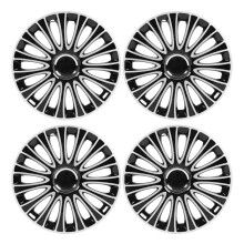 4PCS 14in Wheel Hubcap Silver Sporty Protective