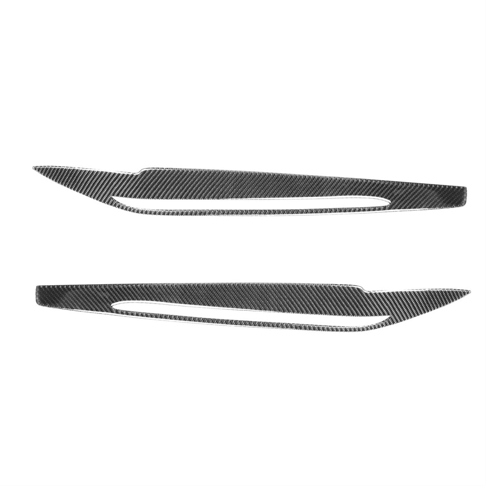 Car Headlights Eyebrows, Abs Carbon Fiber Look, Headlight Eyebrow Trim Compatible For Bmw X5 F15 X6 F16 20142018(Carbon Fiber Look) 6493810936838