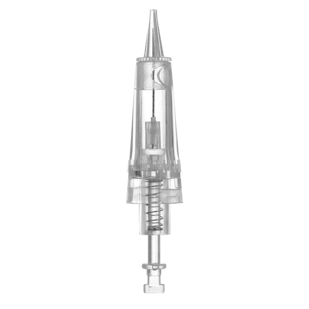 20pcs Permanent Makeup Tattoo Needles 1P/3P/5P/5FP/7FP Tattoo Machine Pen Cartridge Needle for Eyebrow Eyeliner Lip Microblading Shading (1P)