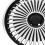 4 Pcs Wheel Rim Skin Cover Hub Silver Universal 15 14
