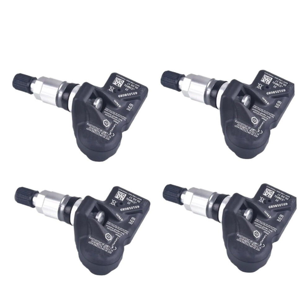 4 Pcs Car Tire Pressure Monitor Sensor Tpms Compatible With Skoda Citigo Fabia Rapid Roomster Superb Compatible With Yeti Kodiaq 6493810807930