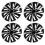 Hubcap Universal 14 Inch Hubcap Wheel Covers Set 9