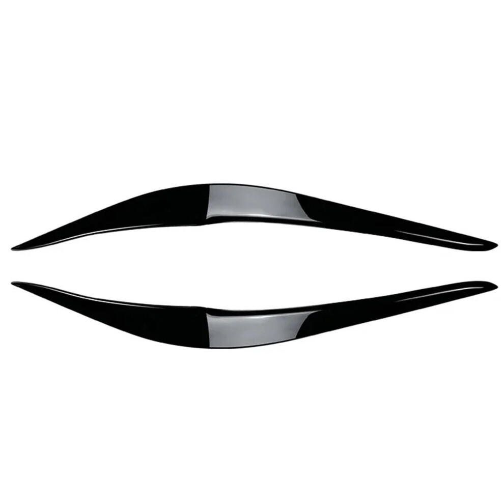 Car Headlight Eyebrow, Abs Glossy Headlight Eyebrow Trim, Compatible For Bmw F87 M2 F22 F23 220I 228I 2014(Gloss ) Black 6493810809040
