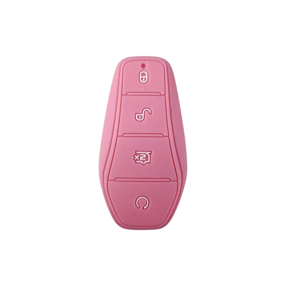 Silicone Cover Compatible For Byd Atto Soft And Elastic For No Blocking Signal Case Key Remote Key Holder(11 Wire Only Left) White 6493810873331