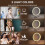 Magnifying Mirror with Light Double Sided Adjustable Folding Handle for Makeup Travel with 3 Color Light LED 2
