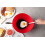 8 Small Red Splatter Guards for Cooking and Frying 2