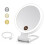 Magnifying Mirror with Light Double Sided Adjustable Folding Handle for Makeup Travel with 3 Color Light LED 1