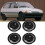 4PCS 14in Wheel Hubcap Sporty Cool Dustproof Wheel 12