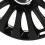 4 Pcs 15in Wheel Hub Cap Glossy Black Wheel Hub 13