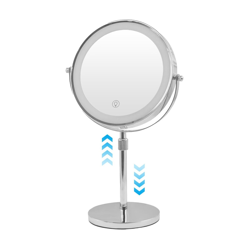 Lighted 10x/1x Magnification Rechargeable Makeup Mirror Gift for Wife 8-inch