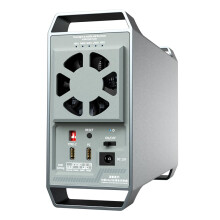 Dual Bay 3.5 inch SATA RAID Enclosure for Computer Synced Power Function Supporting RAID 0/1/Large(JBOD)/Normal Modes