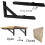 2 Pack Shelf Brackets for DIY Space Saving Wall Mounted Folding Table 20 Inch 3