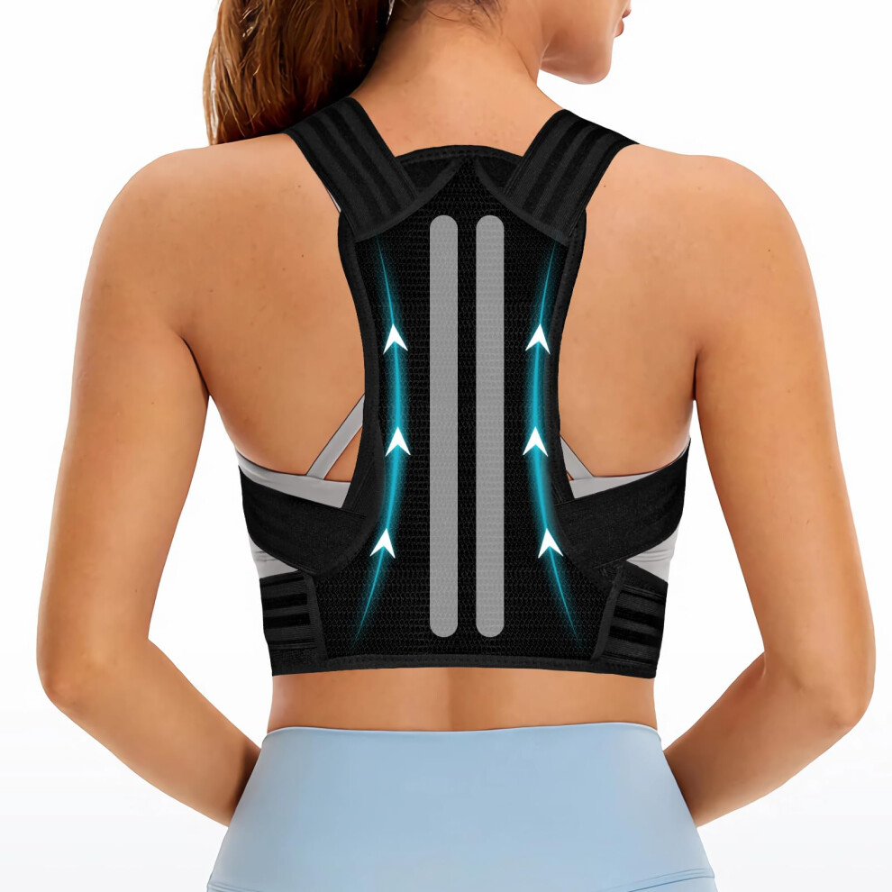 Ergonomic Adjustable Posture Corrector for Neck Shoulder and Clavicle Support Improves Posture and Relieves Pain