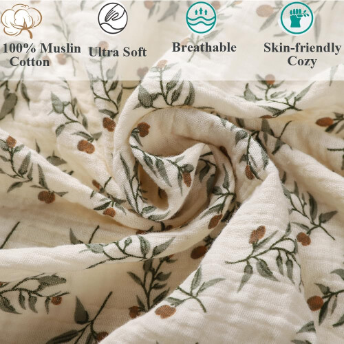 2 Pack Fitted Bassinet Sheet for Nursery Standard Size 2