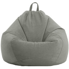 Soft Corduroy Bean Bag Chair Cover for Lazy Sofa Bed Medium Size