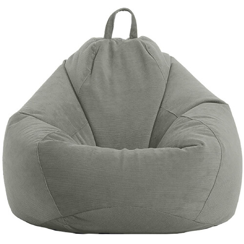 Soft Corduroy Bean Bag Chair Cover for Lazy Sofa Bed Medium Size
