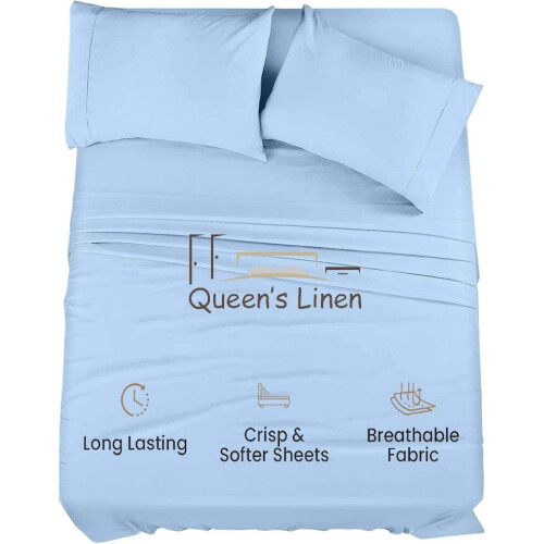 Set of Split King Sheet Set for Sleep Number Bed with Split Head Flex Sheets King 34 Inch Down (4 Pcs) 1