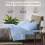 Set of Split King Sheet Set for Sleep Number Bed with Split Head Flex Sheets King 34 Inch Down (4 Pcs) 4