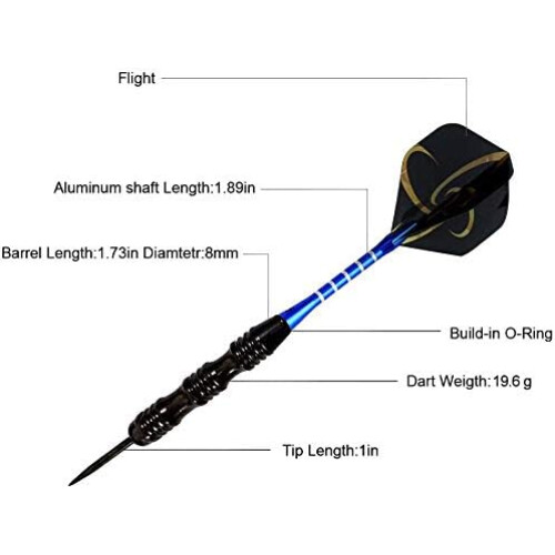 Professional darts set for dartboard and gift usage 1