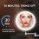 LED Wall Mounted Makeup Mirror Double Sided Swivel Extendable for Cosmetic Vanity 8' Matte Black 5