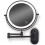 LED Wall Mounted Makeup Mirror Double Sided Swivel Extendable for Cosmetic Vanity 8' Matte Black 1